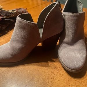 Fergie ankle booties suede